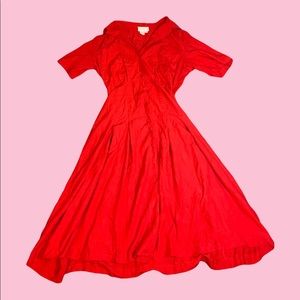 Silk Studio 50s button up dress